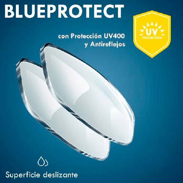 Lunas de Policarbonato Antireflex y Blue Protect