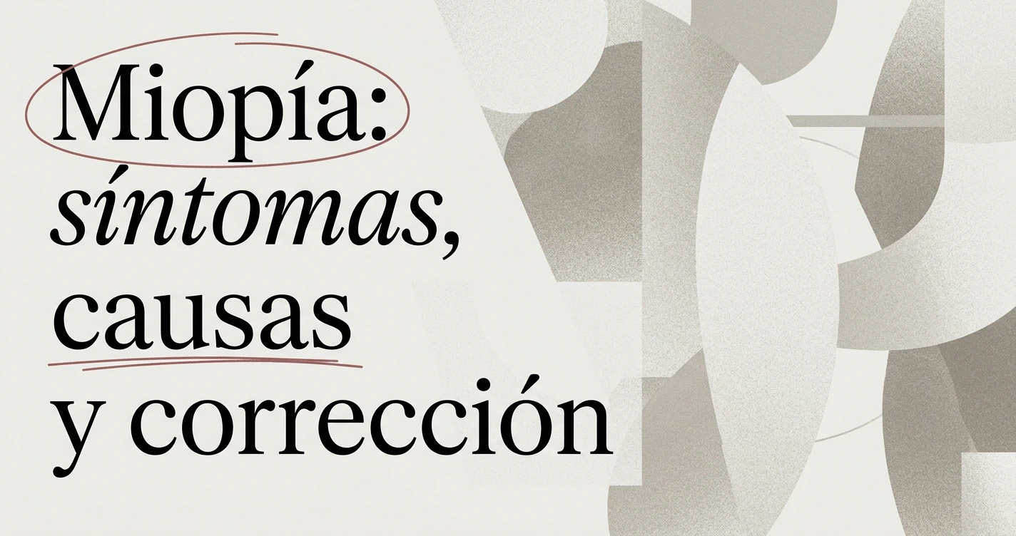 Miopía: síntomas, causas y cómo corregirla en Lima