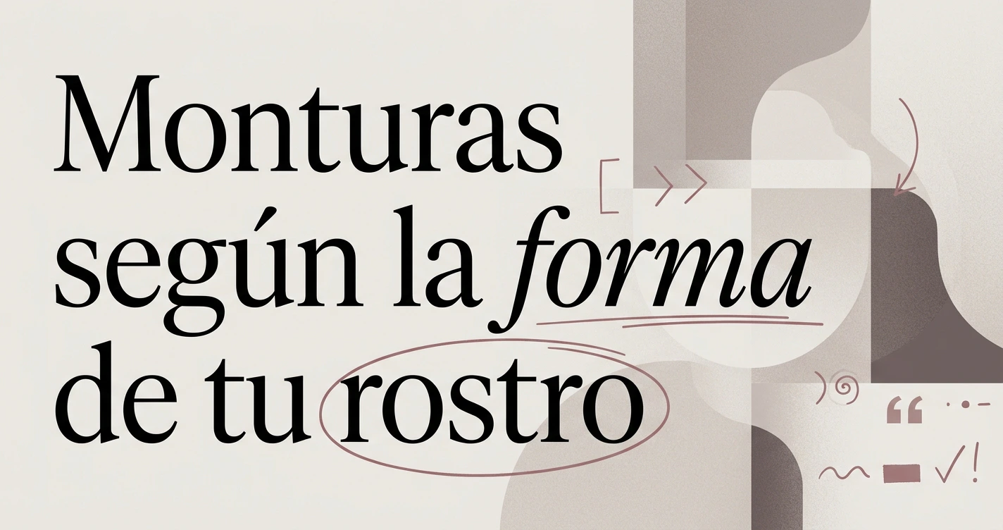 Cómo elegir monturas según la forma de tu rostro