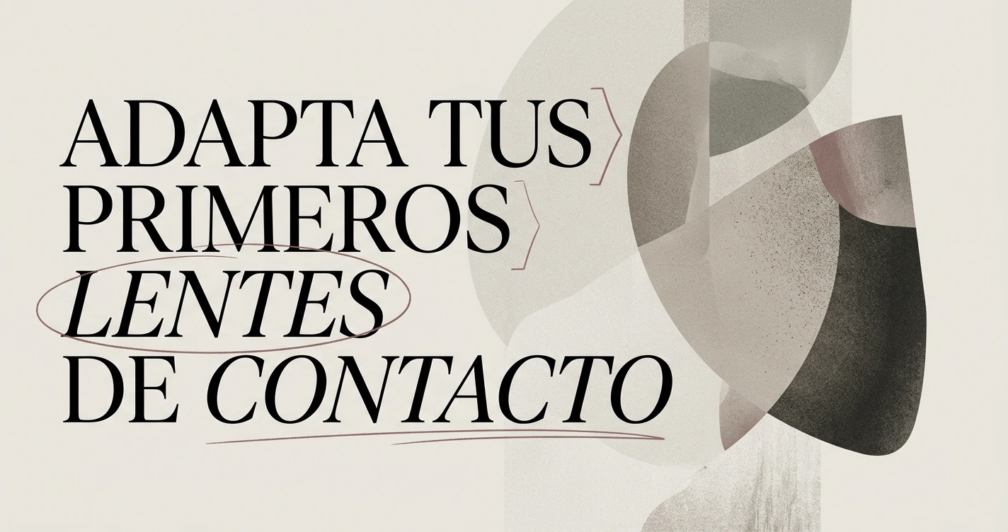 Cómo adaptarte a tus primeros lentes de contacto