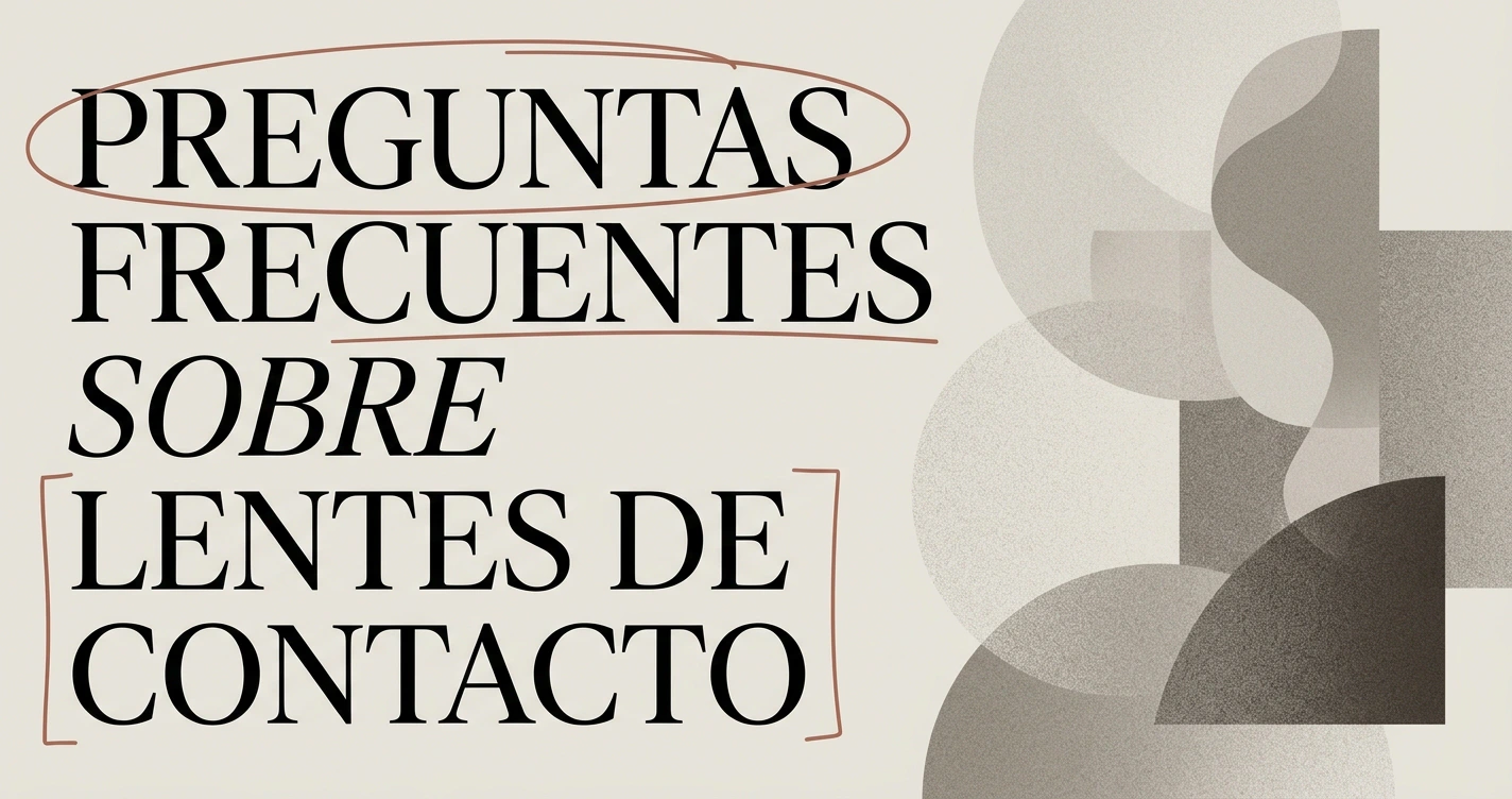 Preguntas frecuentes antes de comprar lentes de contacto