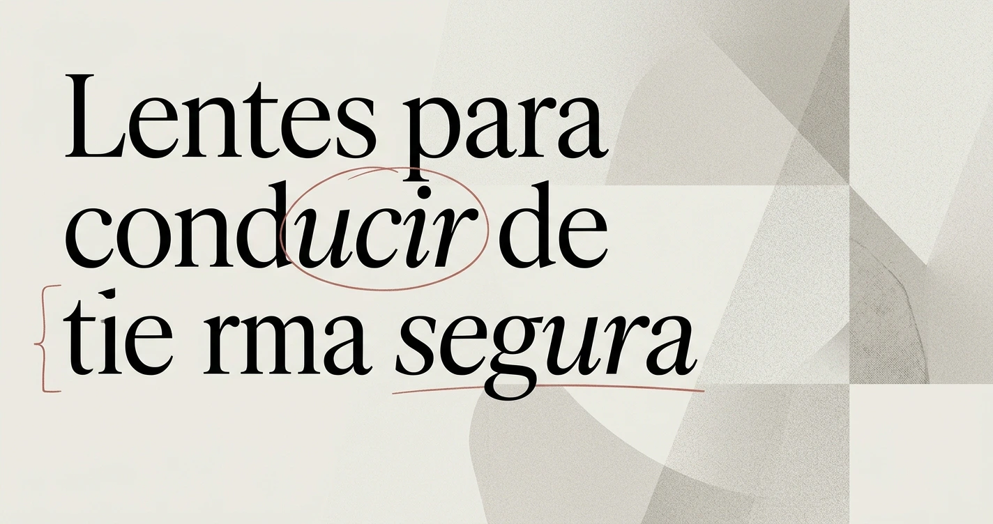 Cómo elegir lentes para conducir de forma segura