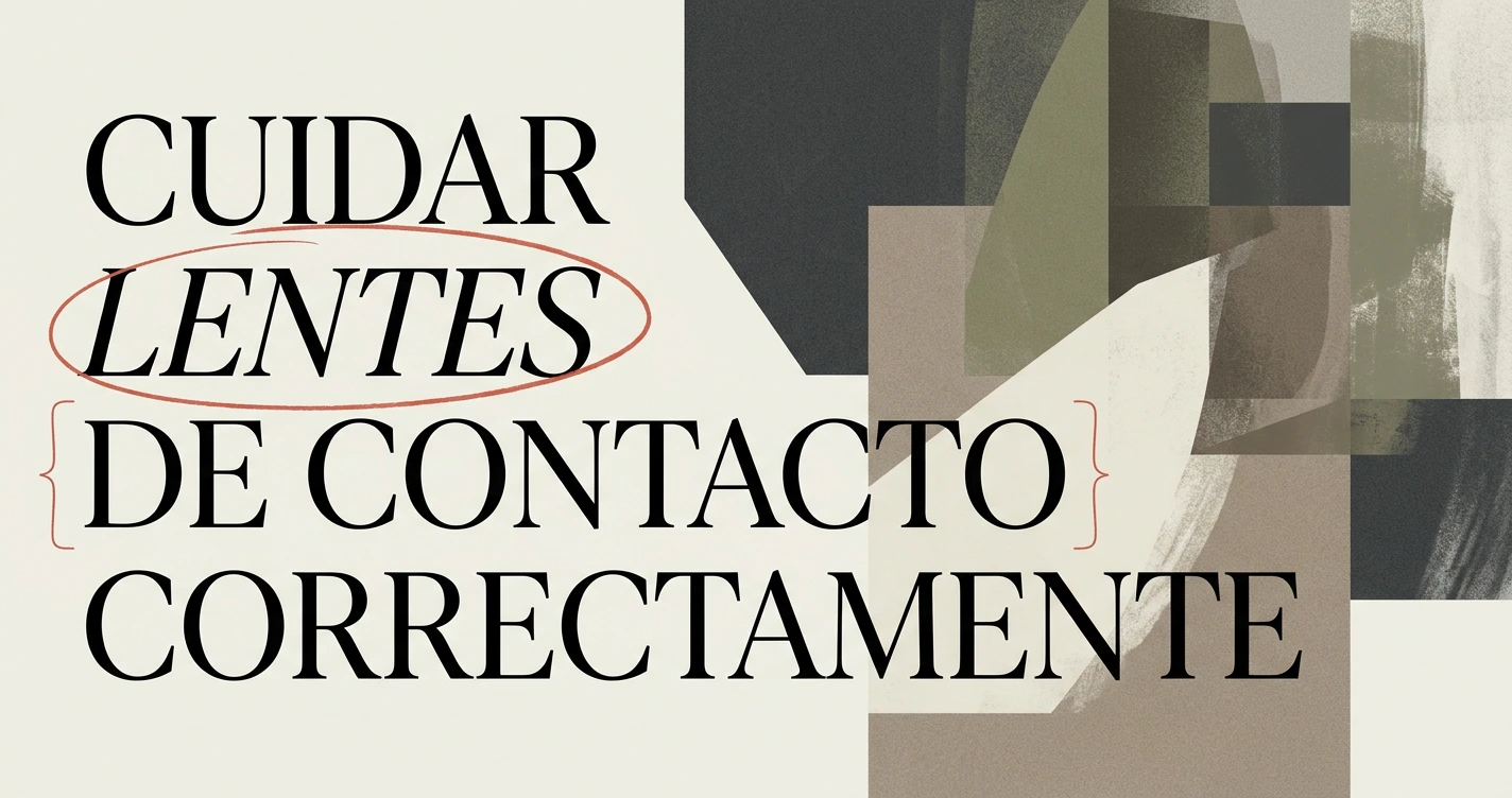 Cómo cuidar tus lentes de contacto correctamente