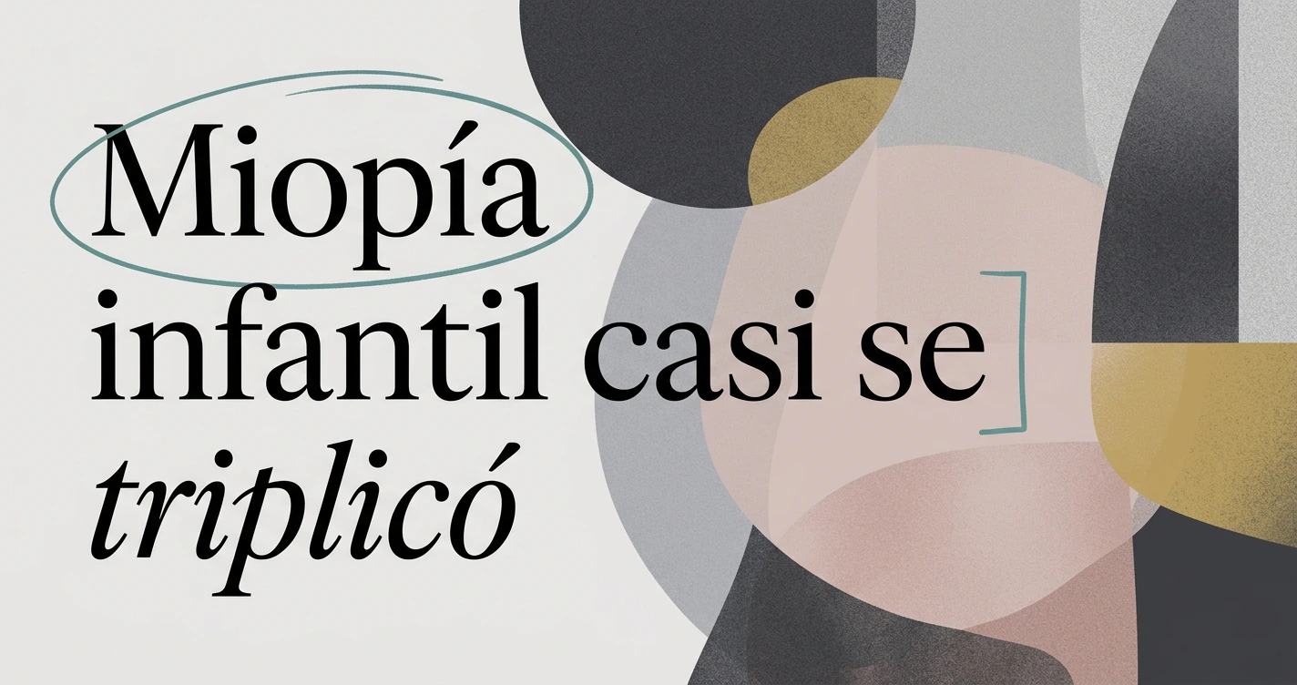Salud visual infantil: señales de alerta en niños